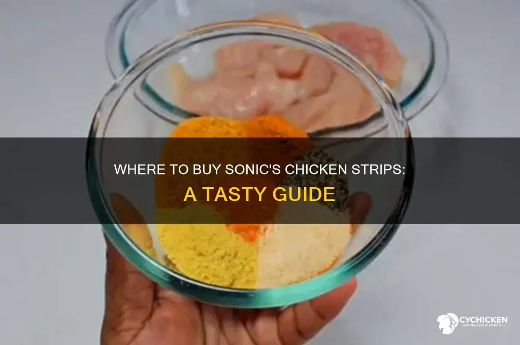 where can i buy sonics chicken strips
