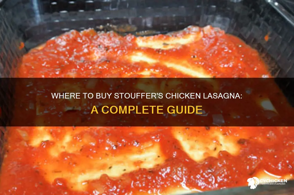 where can i buy stouffers chicken lasanga