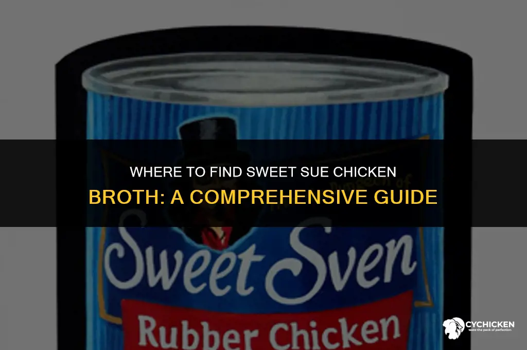 where can i buy sweet sue chicken broth