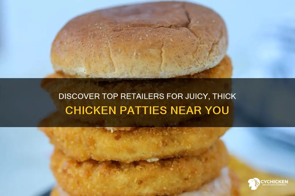 where can i buy thick chicken patties