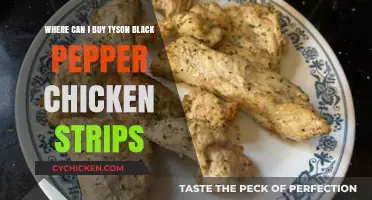 Where to Buy Tyson Black Pepper Chicken Strips: A Quick Guide