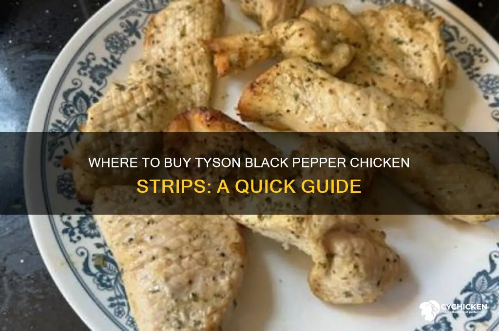 where can i buy tyson black pepper chicken strips