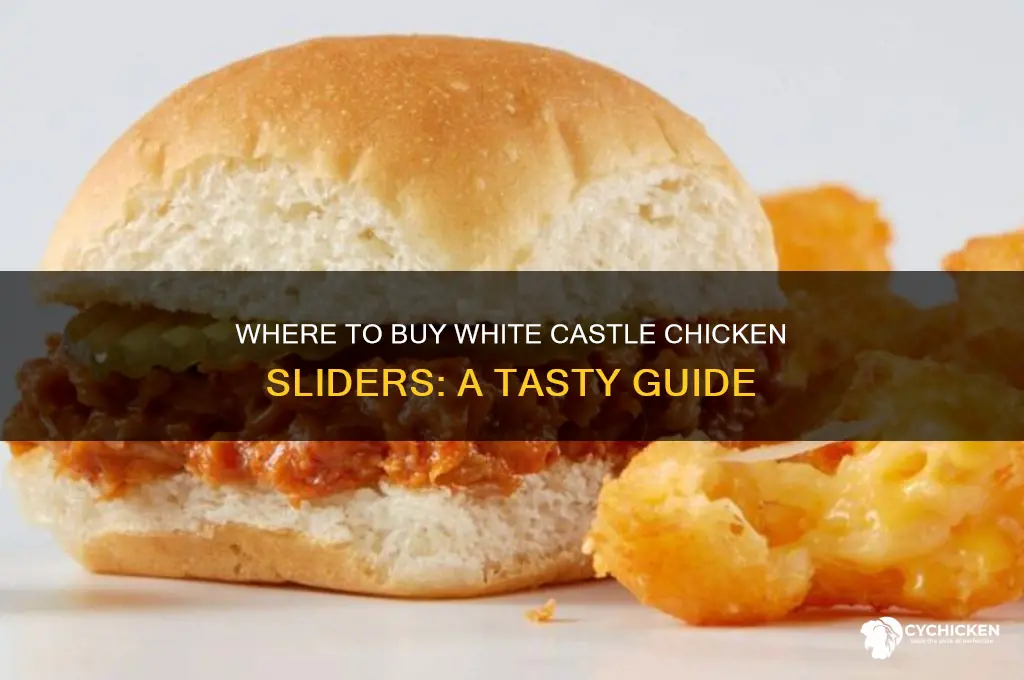 where can i buy white castle chicken sliders