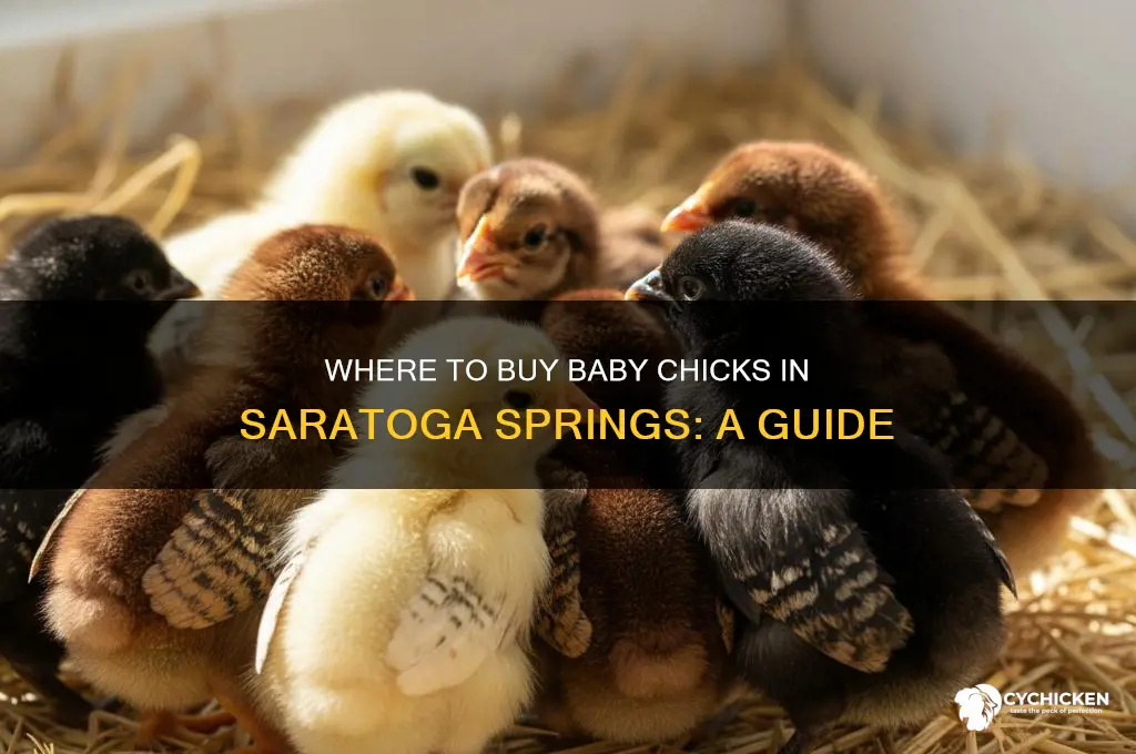 where can you buy baby chicks in saratoga springs