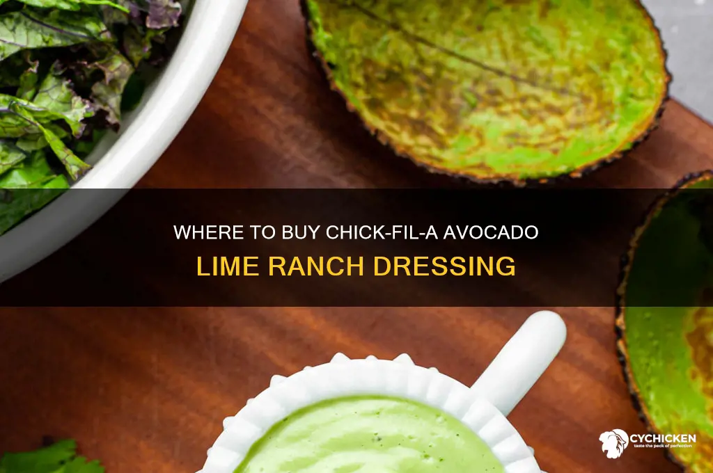 where can you buy chick-fil-a avocado lime ranch