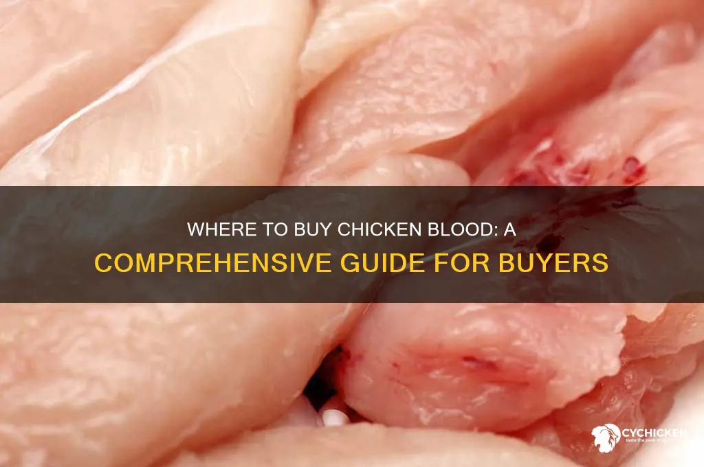 where can you buy chicken blood