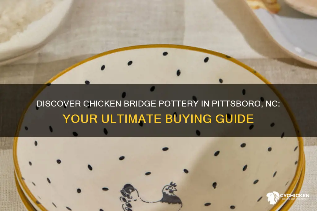 where can you buy chicken bridge pottery pittsboro nc