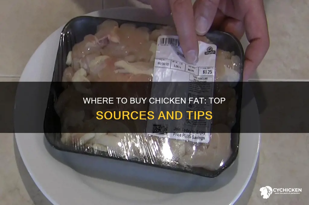 where can you buy chicken fat