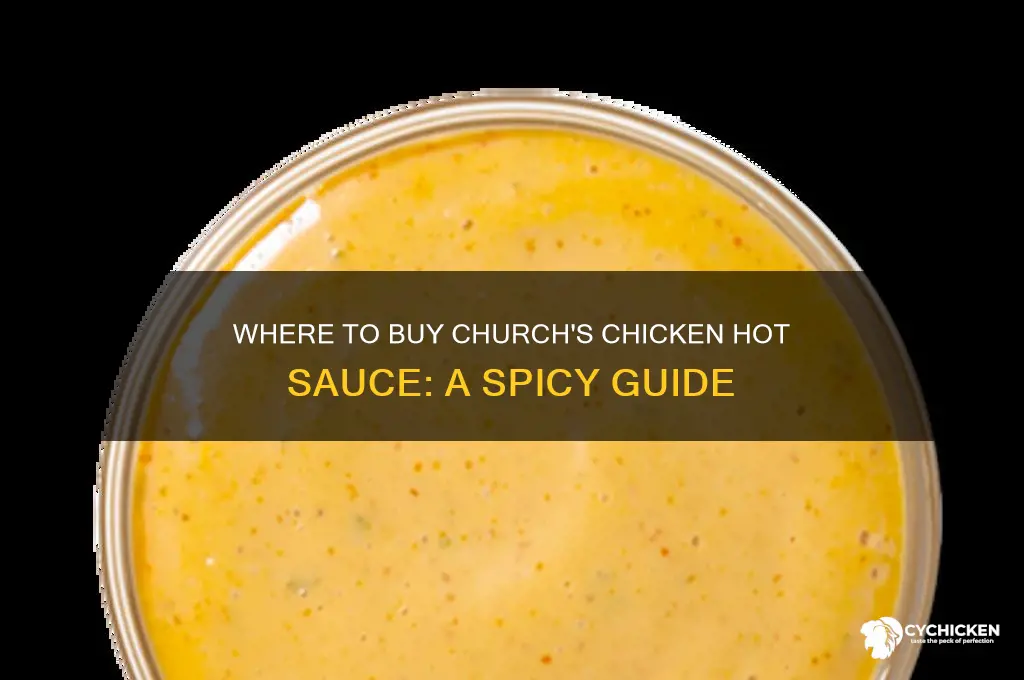 where can you buy hot sauce from churches chicken