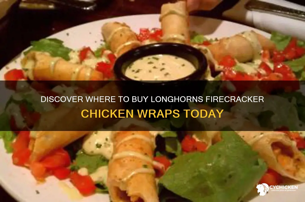 where can you buy longhorns firecracker chicken wraps