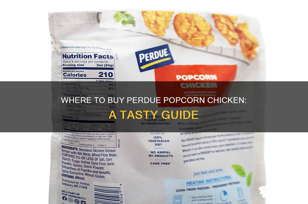 where can you buy perdue popcorn chicken