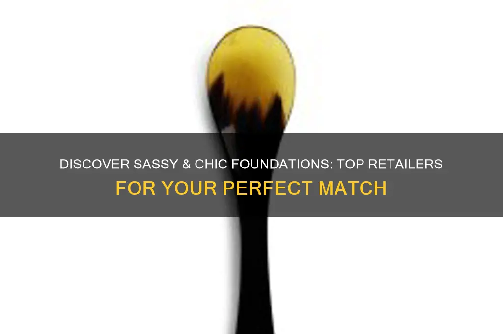 where can you buy sassy and chick foundation