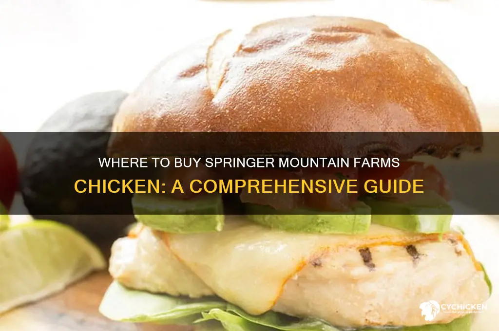 where can you buy springer mountain farms chicken