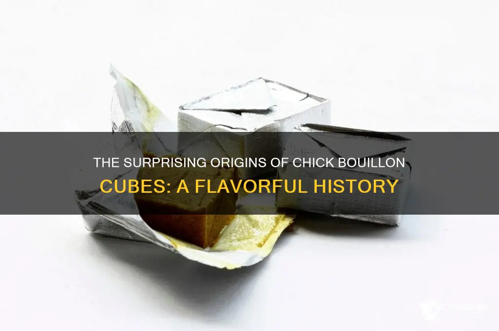 where did chick bouillon cubes come from