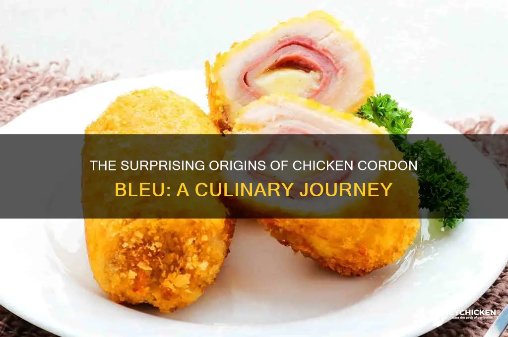 where did chicken cordon bleu come from