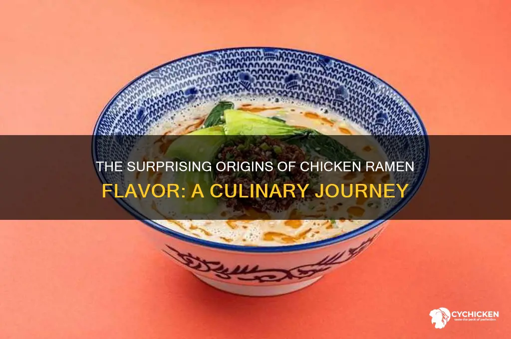 where did chicken ramen flavor comef rom