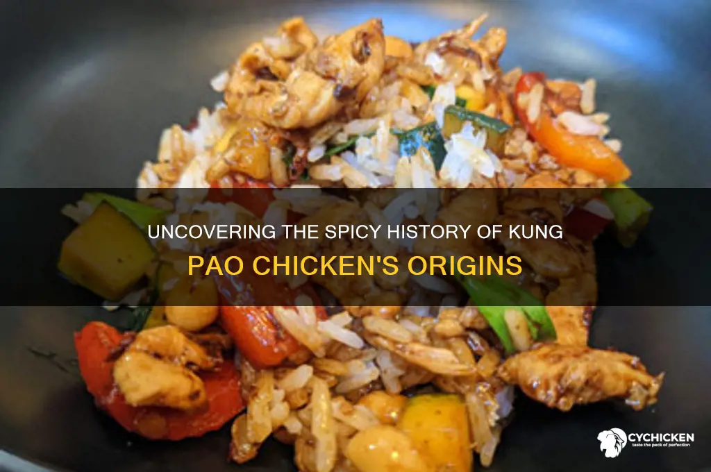 where did kung pao chicken come from