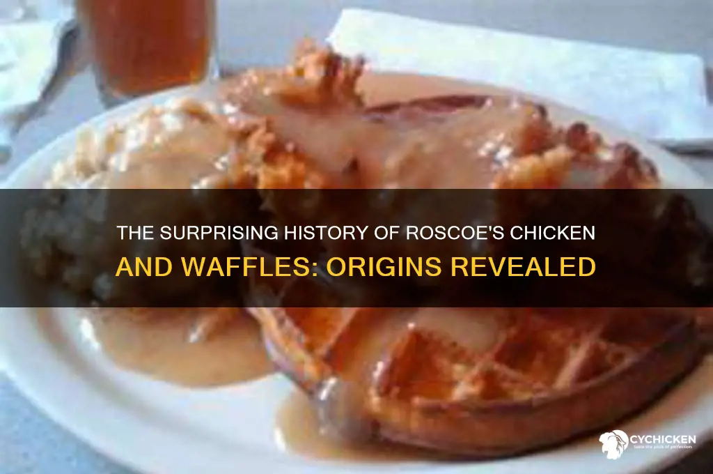 where did roscoes chicken and waffles originate