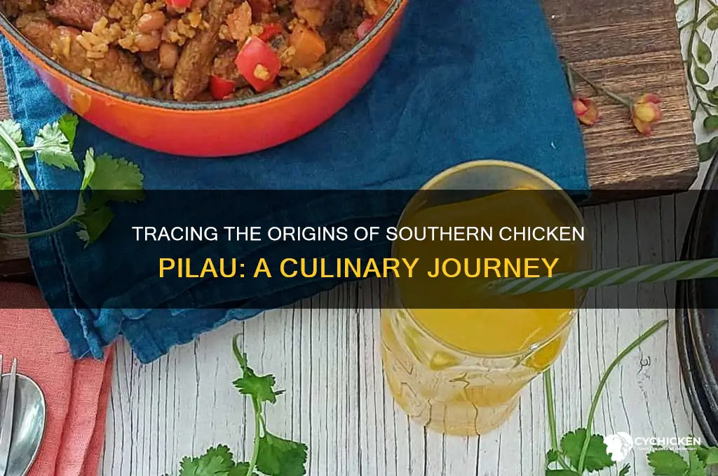 where did southern chicken pilau come from