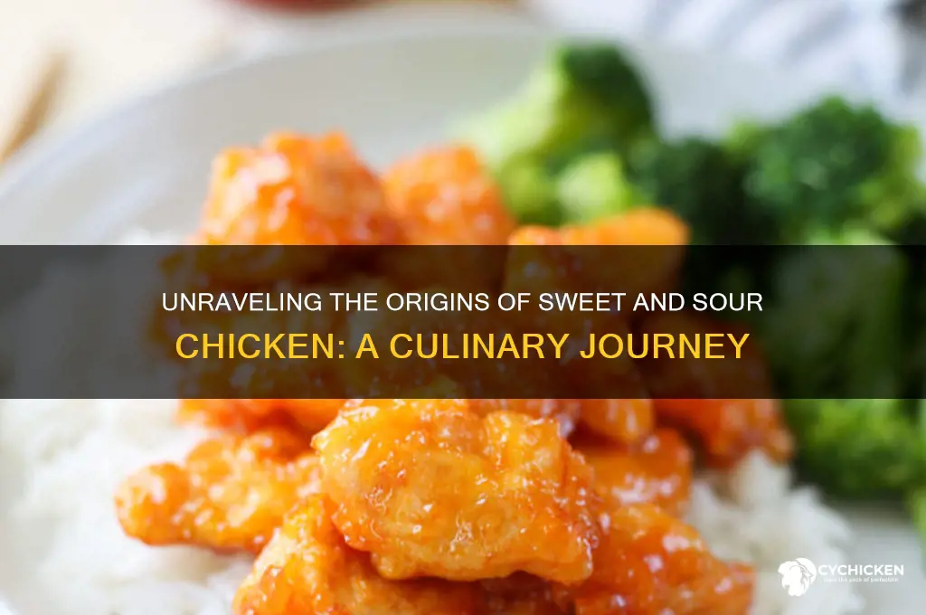 where did sweet and sour chicken originate