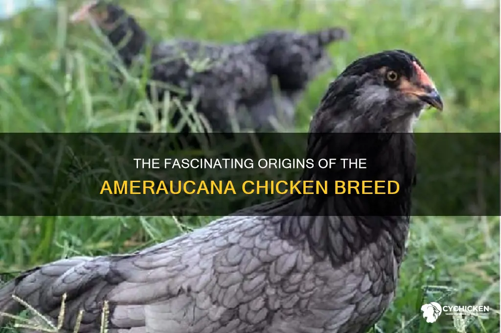 where did the ameraucana chicken come from