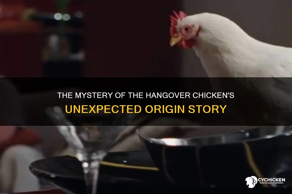 where did the chicken in hangover come from