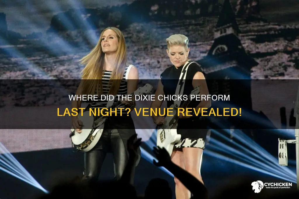 where did the dixie chicks play last night