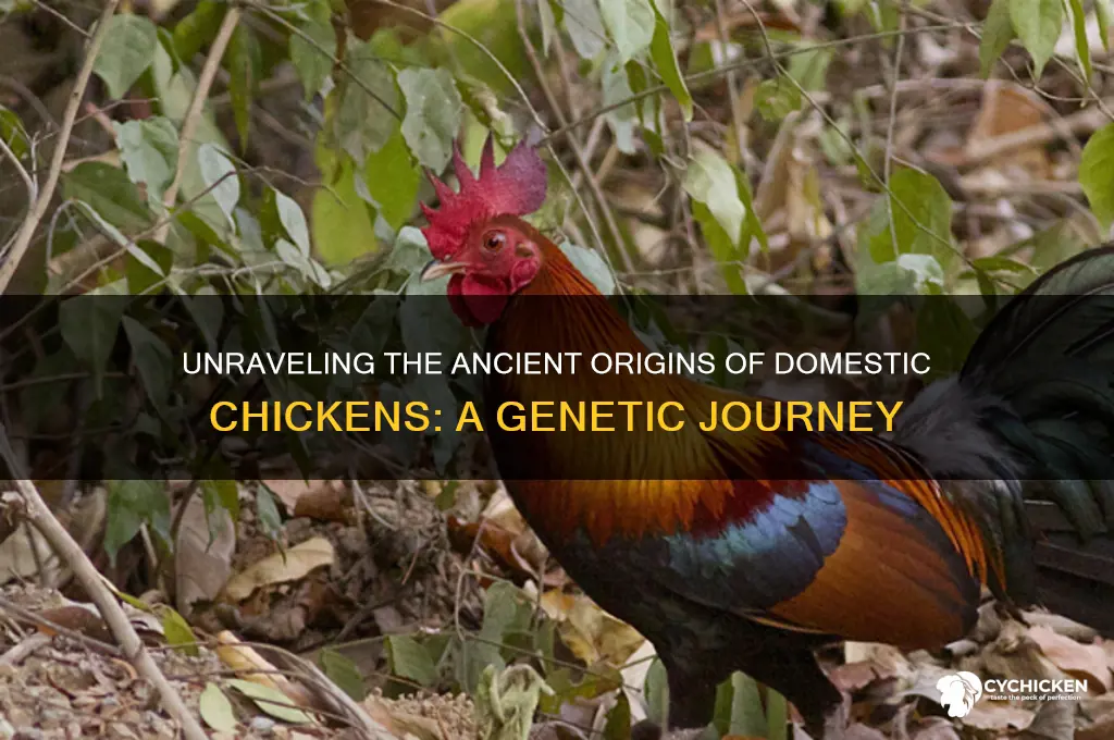 where did the domestic chicken come from