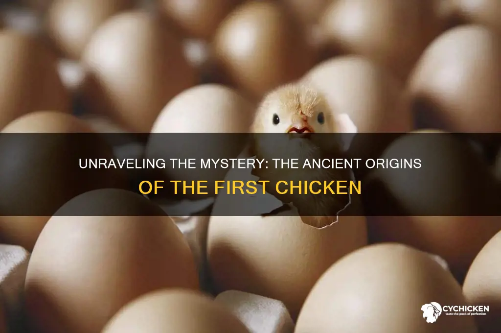 where did the first ever chicken come from