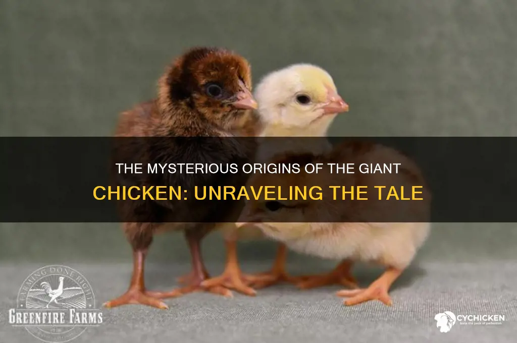 where did the giant chicken come from