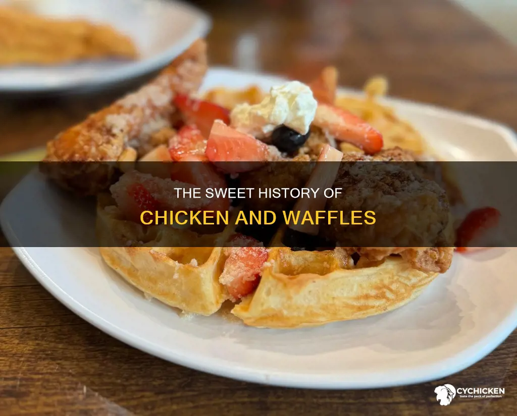 where did the idea of chicken and waffles come from