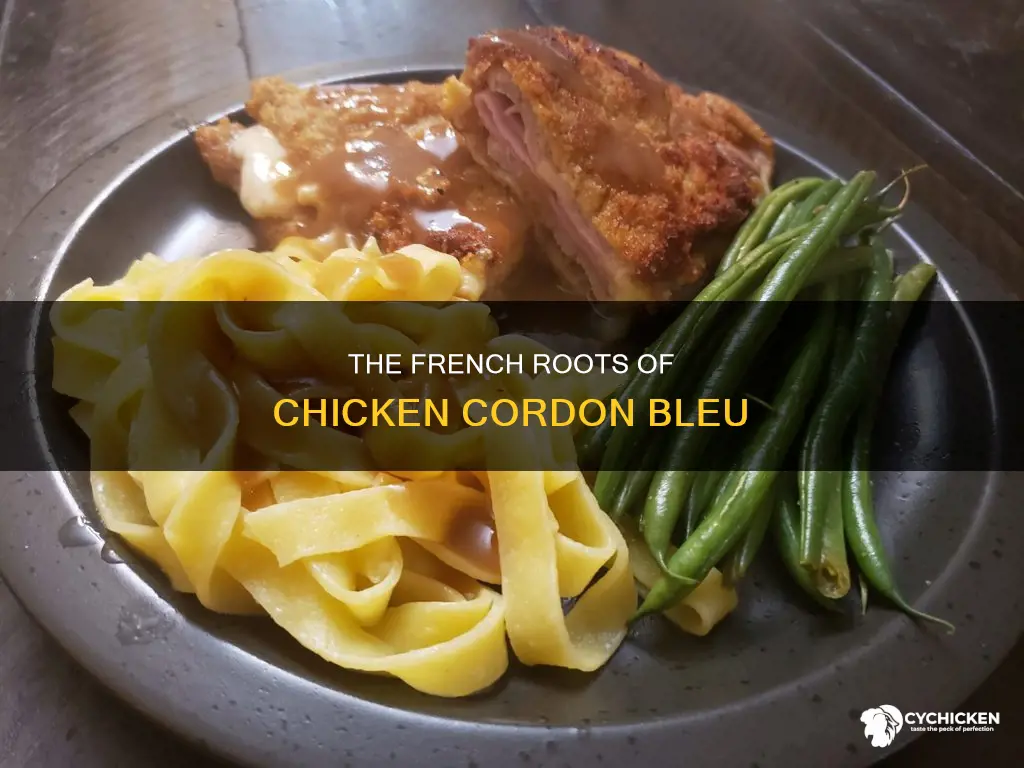 where did the name chicken cordon bleu come from