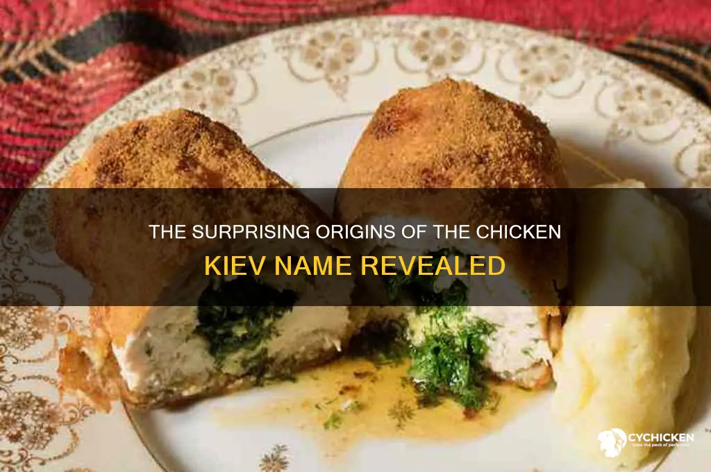 where did the name chicken kiev come from