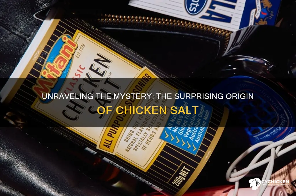 where did the name chicken salt come from