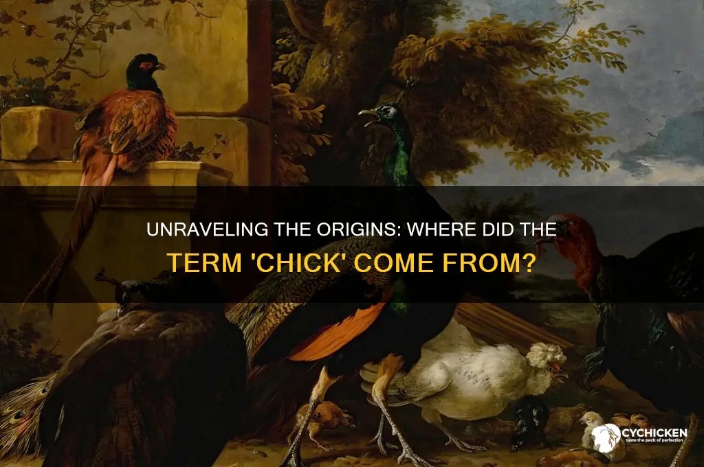 where did the term chick come from