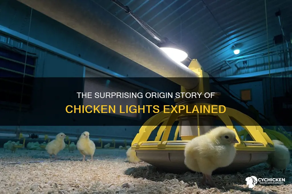 where did the term chicken lights come from