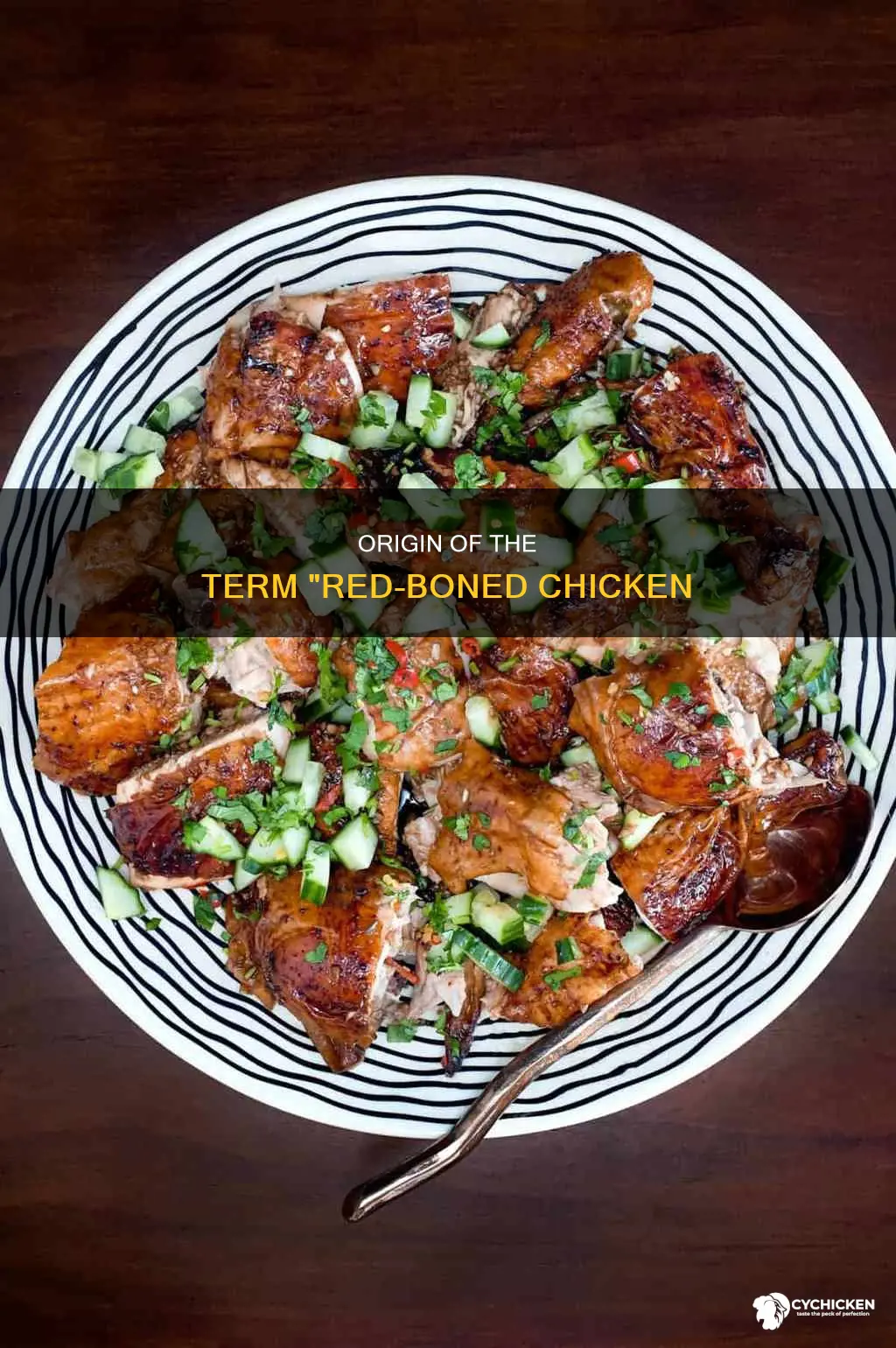 where did the term red boned chicken come from