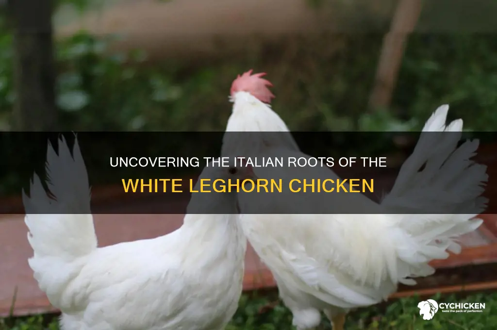 where did the white leghorn chicken originated from