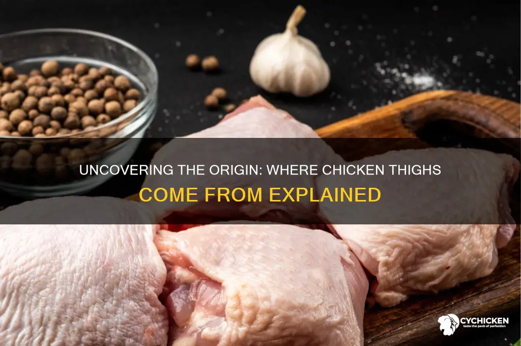 where do chicken thighs come from
