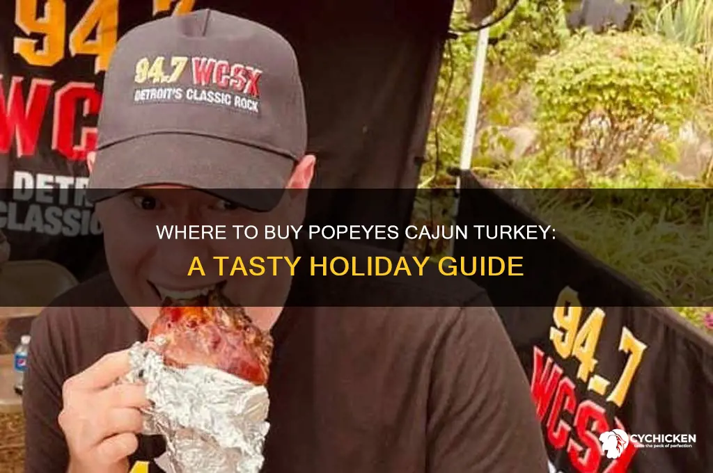 where do i buy a popeyes chicken cajun turkey