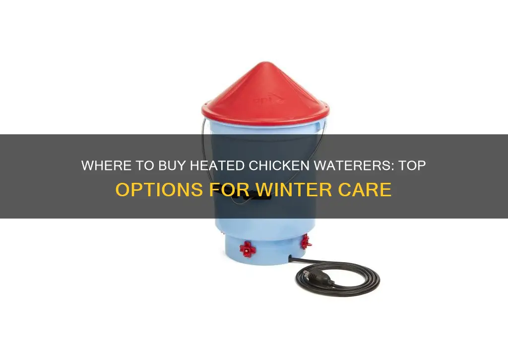 where do i buy heated chicken waterer