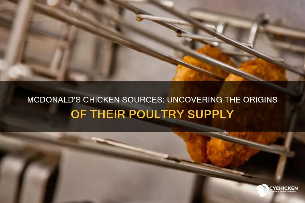 where do mcdonalds chicken meat come from