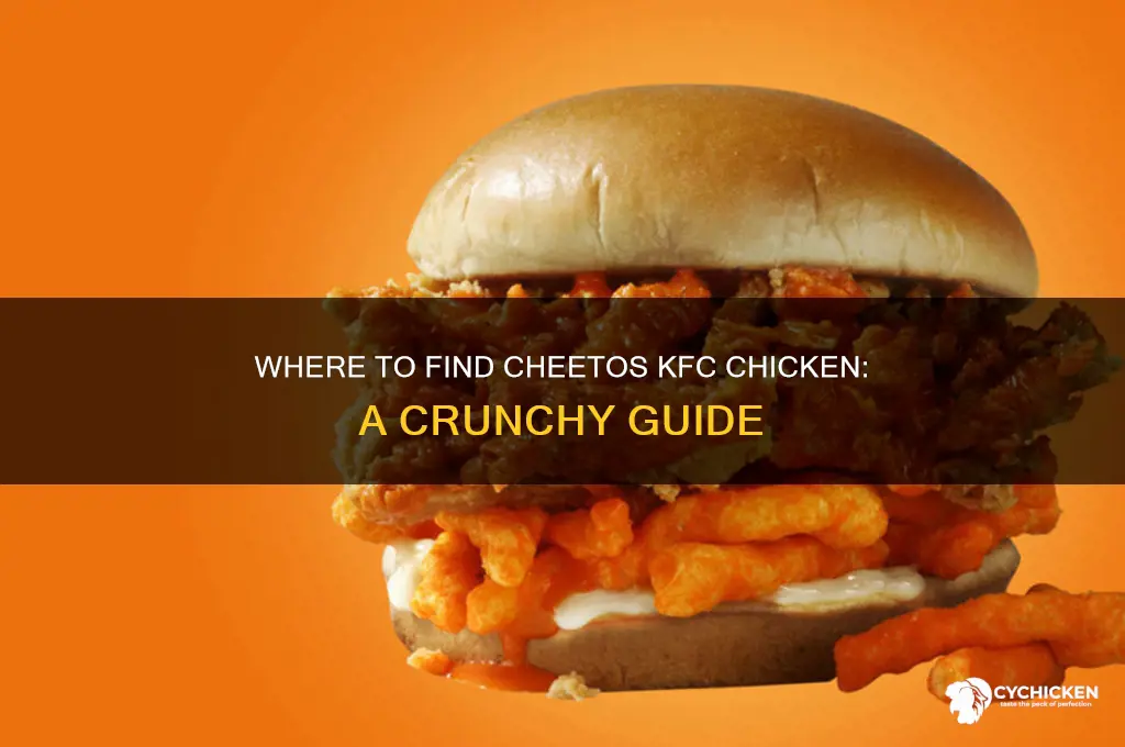 where do they sell the cheetos kfc chicken