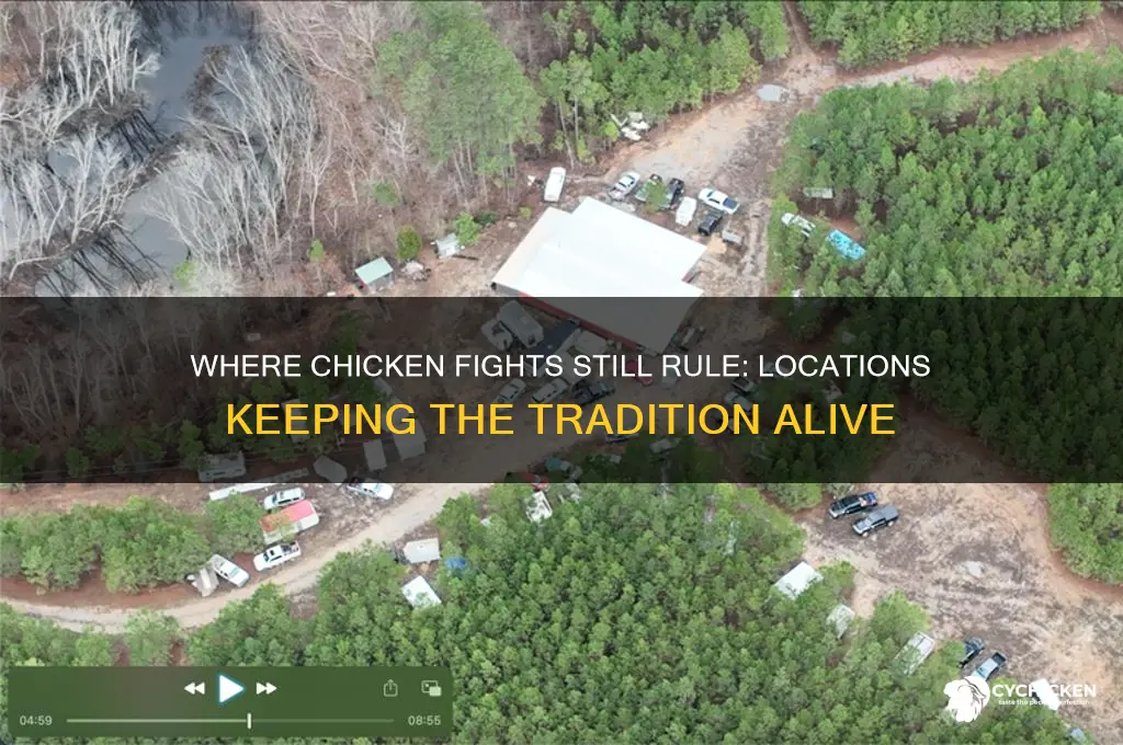 where do they still have chicken fights