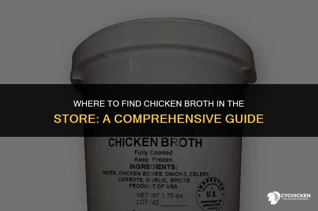 where do you find chicken broth at the store