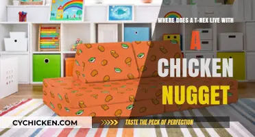 T-Rex and Chicken Nugget: Unlikely Roommates in a Whimsical World