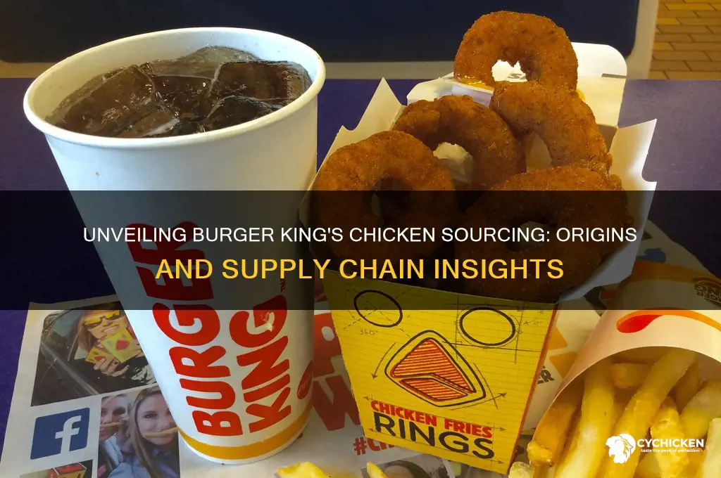 where does burger king chicken come from