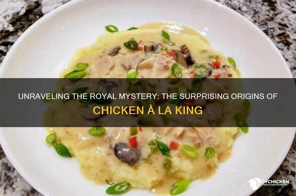 where does chicken a la king originate from