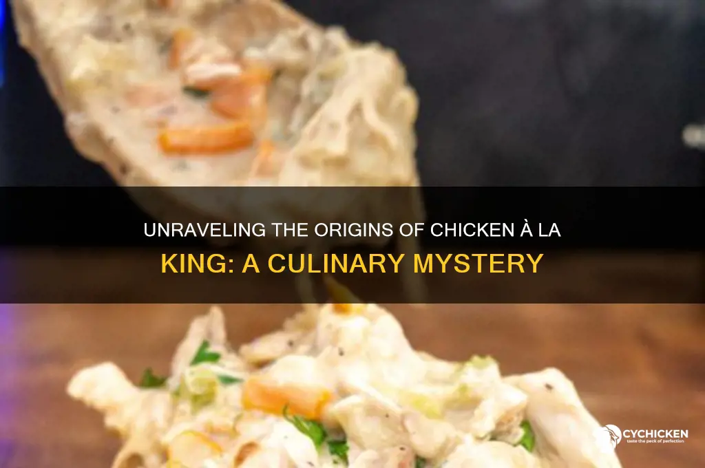 where does chicken ala king come from
