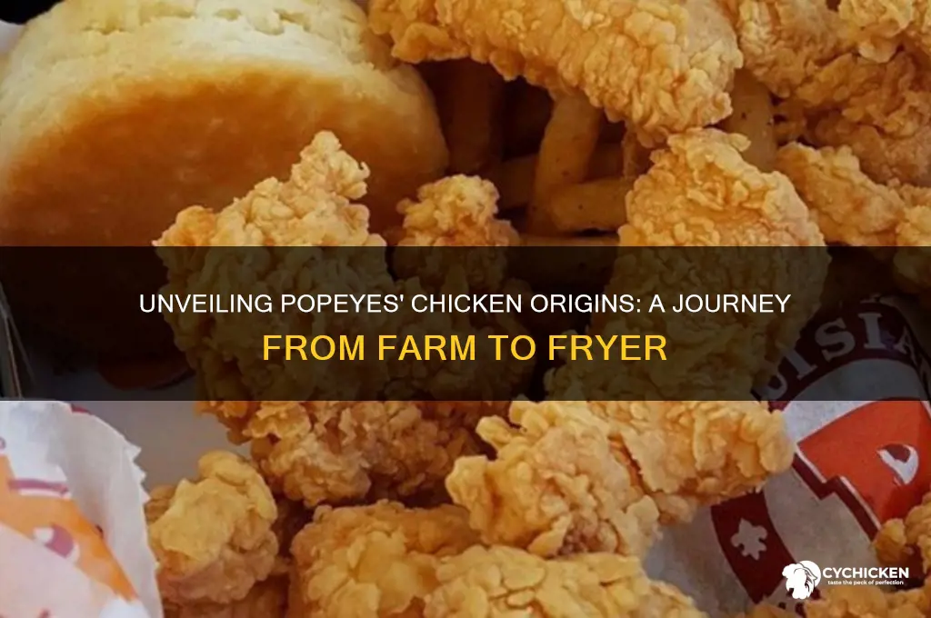 where does chicken from popeyes come from